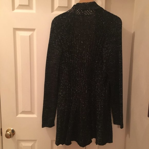 Black SPARKLE Cardigan - Picture 3 of 5